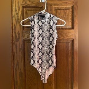 Forever 21 Sleeveless Bodysuit